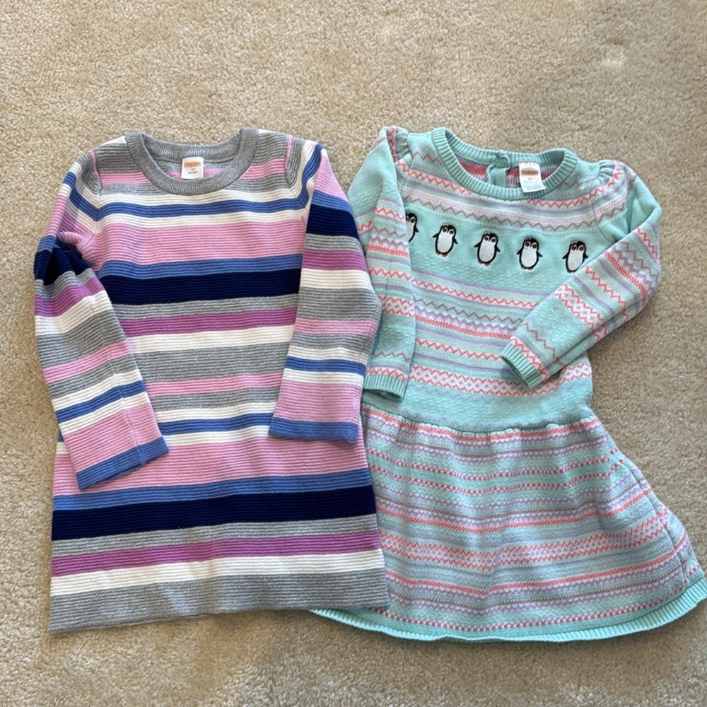 Gymboree 4T sweater dress bundle